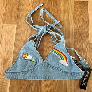 Current Mood Trippy Ever After Halter Top - SIze M